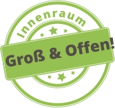 I n n e n r a u m Groß & Offen!